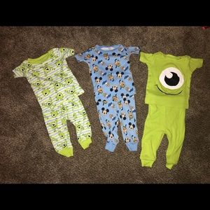 9mth baby boy Disney pajamas